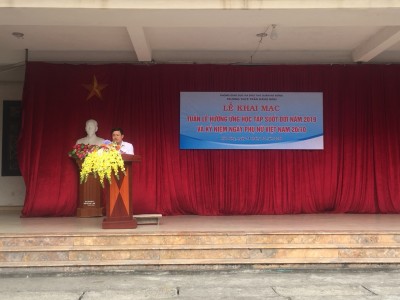 Trường THCS Trần Đăng Ninh tổ chức Lễ khai mạc "Tuần lễ hưởng ứng học tập suốt đời năm 2019"